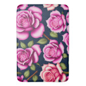 Rozen naadloze Patroonplaat Valentijnsdag Bath Mat (Voorkant Verticaal)