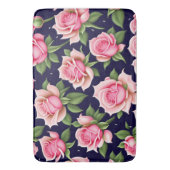 Rozen naadloze Patroonplaat Valentijnsdag Bath Mat (Voorkant Verticaal)