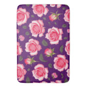 Rozen naadloze Patroonplaat Valentijnsdag Bath Mat (Voorkant Verticaal)