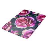 Rozen naadloze Patroonplaat Valentijnsdag Bath Mat (Gekanteld)