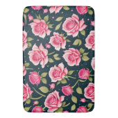 Rozen naadloze Patroonplaat Valentijnsdag Bath Mat (Voorkant Verticaal)