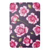 Rozen naadloze Patroonplaat Valentijnsdag Bath Mat (Voorkant Verticaal)