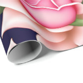 Rozen naadloze patroonValentijnsdag Cadeaupapier (Rol Hoek)