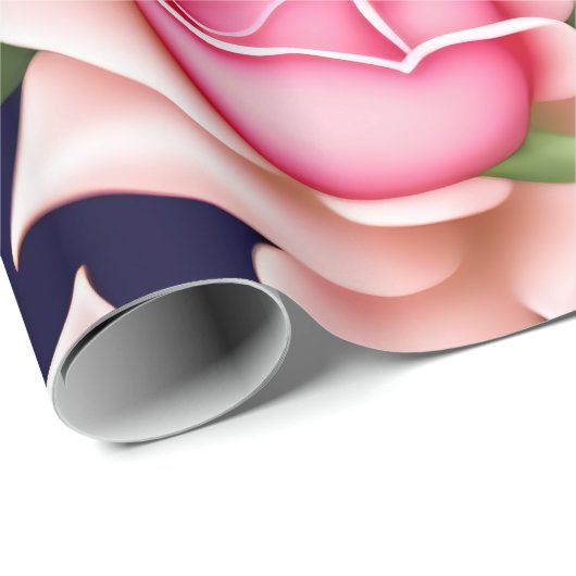 Rozen naadloze patroonValentijnsdag Cadeaupapier (Rol Hoek)