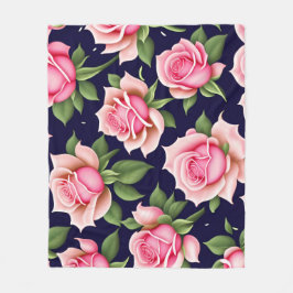 Rozen naadloze patroonValentijnsdag Fleece Deken