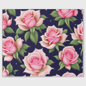 Rozen naadloze patroonverlooppap Valentijnsdag Cadeaupapier (Vlak)