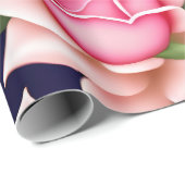 Rozen naadloze patroonverlooppap Valentijnsdag Cadeaupapier (Rol Hoek)