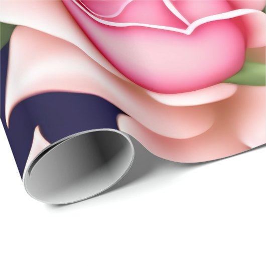 Rozen naadloze patroonverlooppap Valentijnsdag Cadeaupapier (Rol Hoek)