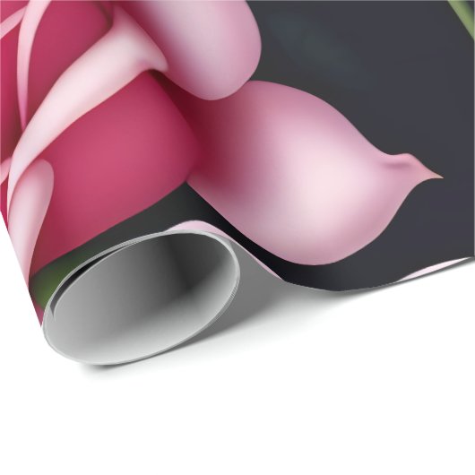 Rozen naadloze patroonverlooppap Valentijnsdag Cadeaupapier (Rol Hoek)