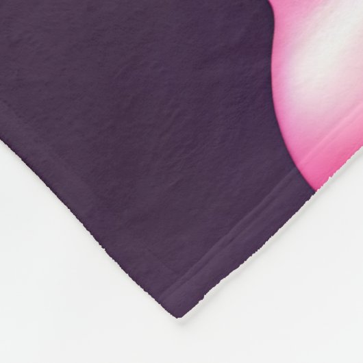 Rozen naadloze Valentijnsdag flesje leeg Fleece Deken (Hoek)