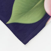 Rozen naadloze Valentijnsdag flesje leeg Fleece Deken (Hoek)