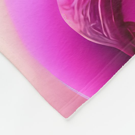 Rozen naadloze Valentijnsdag flesje leeg Fleece Deken (Hoek)