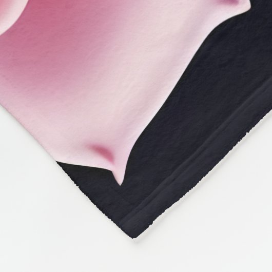 Rozen naadloze Valentijnsdag flesje leeg Fleece Deken (Hoek)