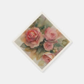 Rozen Napkins Servet (Hoek)