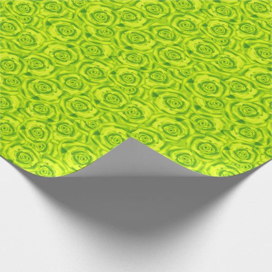 Rozen, neon cadeaupapier (Hoek)