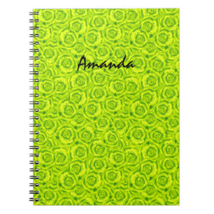 Rozen, neon notitieboek