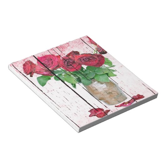Rozen Notitieblok (Schuin)