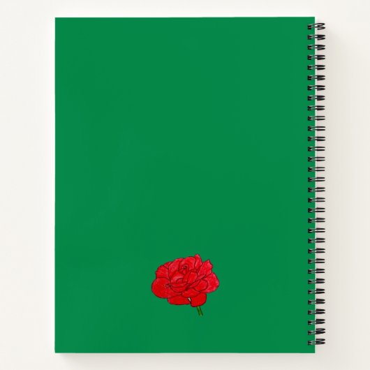 Rozen Notitieboek (Achterkant)