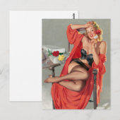 Rozen omhoog briefkaart (Voorkant / Achterkant)