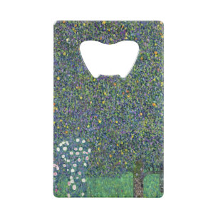 Rozen onder de bomen, c.1905 creditkaart flessenopener