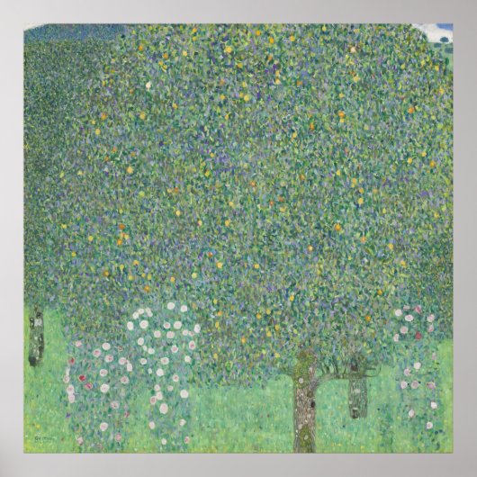 Rozen onder de bomen - Gustav Klimt (1905) Poster (Voorkant)
