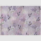 Rozen ondergrondse druppeltjes met lavendel tissuepapier (Voorkant)