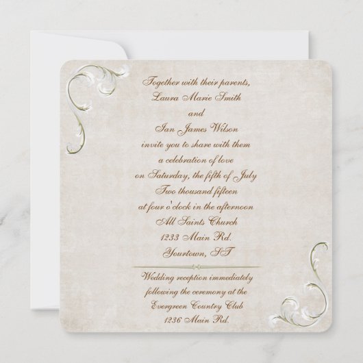 Rozen op bijbel kaart (Achterkant)