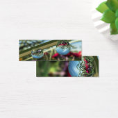 Rozen op Bladwijzer voor regenspoelen Mini Visitekaartjes (Bureau)