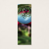 Rozen op Bladwijzer voor regenspoelen Mini Visitekaartjes (Achterkant)