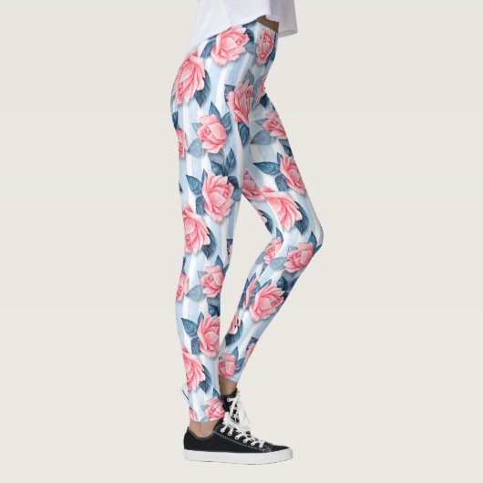 Rozen op blauw leggings (Rechts)