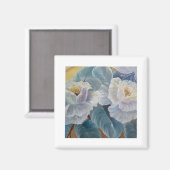 Rozen op blauw magneet (Voorkant / Achterkant)