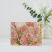 Rozen op Canvas Post Kaarten (Staand voorkant)