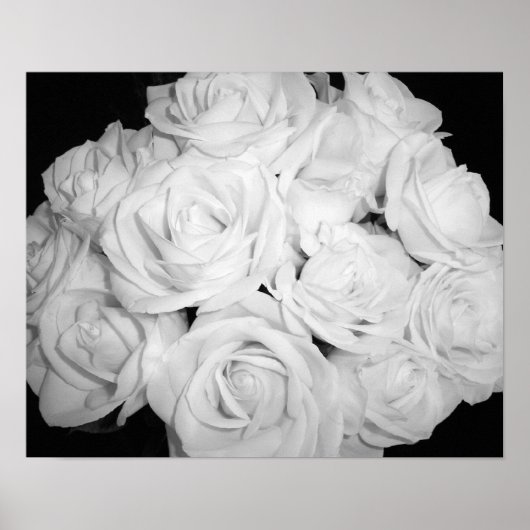Rozen op Canvas Poster (Voorkant)