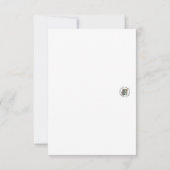 Rozen op een Fence Flat Thank You Card Bedankkaart (Achterkant)