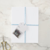 Rozen op een hek Gift Label Cadeaulabel (Met Touw)
