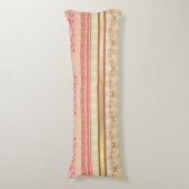 ROZEN OP GOLD ~ Pillow Lichaamskussen (Voorkant Verticaal)