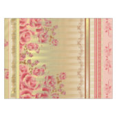 ROZEN OP GOLD ~ Tafelstof Tafelkleed (Voorkant (Horizontaal))