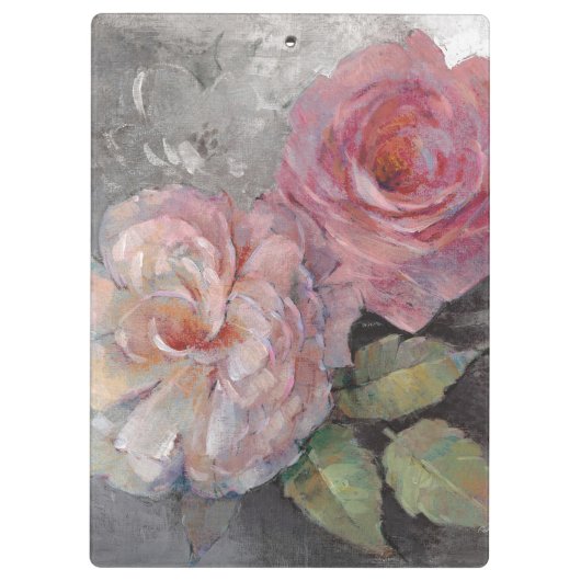 Rozen op grijs klembord (Achterkant)