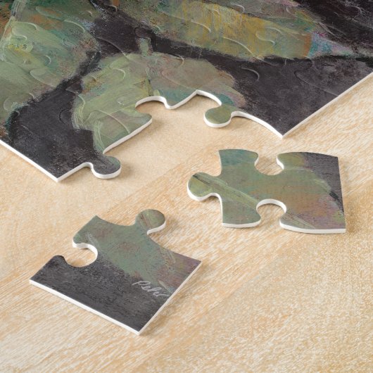 Rozen op grijs legpuzzel (Zijkant)