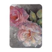 Rozen op grijs magneet (Verticaal)