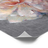 Rozen op grijs poster (Hoek)