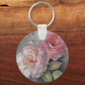 Rozen op grijs sleutelhanger (Voorkant)