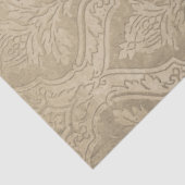 Rozen op Grungy Sepia Damask Tissuepapier (Detail)