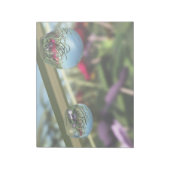 Rozen op het Notitieblok Raindrops (Linkerzijde)