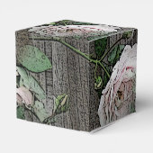 Rozen op hout bedankdoosjes (Achterkant)