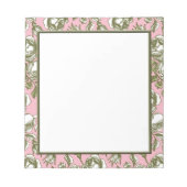  Rozen op lichtroze Notitieblok (Voorkant)