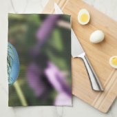 Rozen op Raindrops Kitchen Towel Theedoek (Quarter Fold)