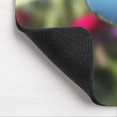 Rozen op Raindrops Mousepad Muismat (Hoek)
