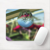 Rozen op Raindrops Mousepad Muismat (Met muis)