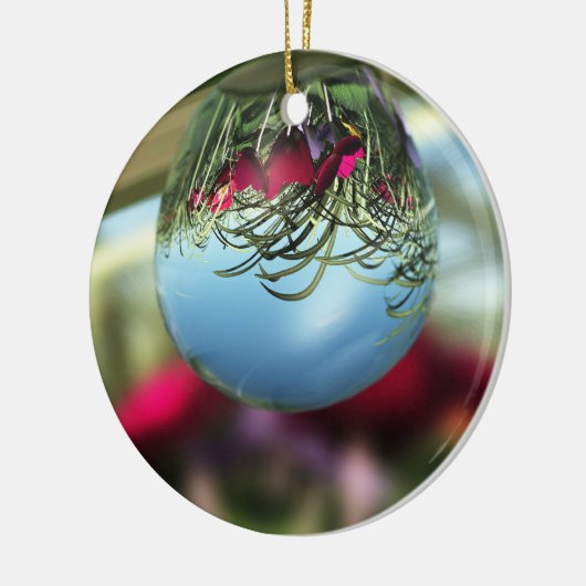 Rozen op Raindrops Ornament (Links)